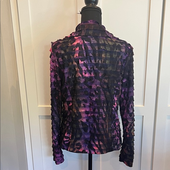 Clara S Purple and Black Jacket - Picture 8 of 9